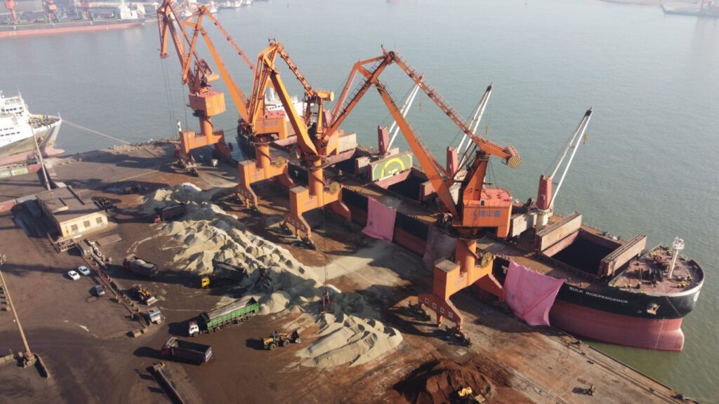 Loading GBFS at Jingtang port