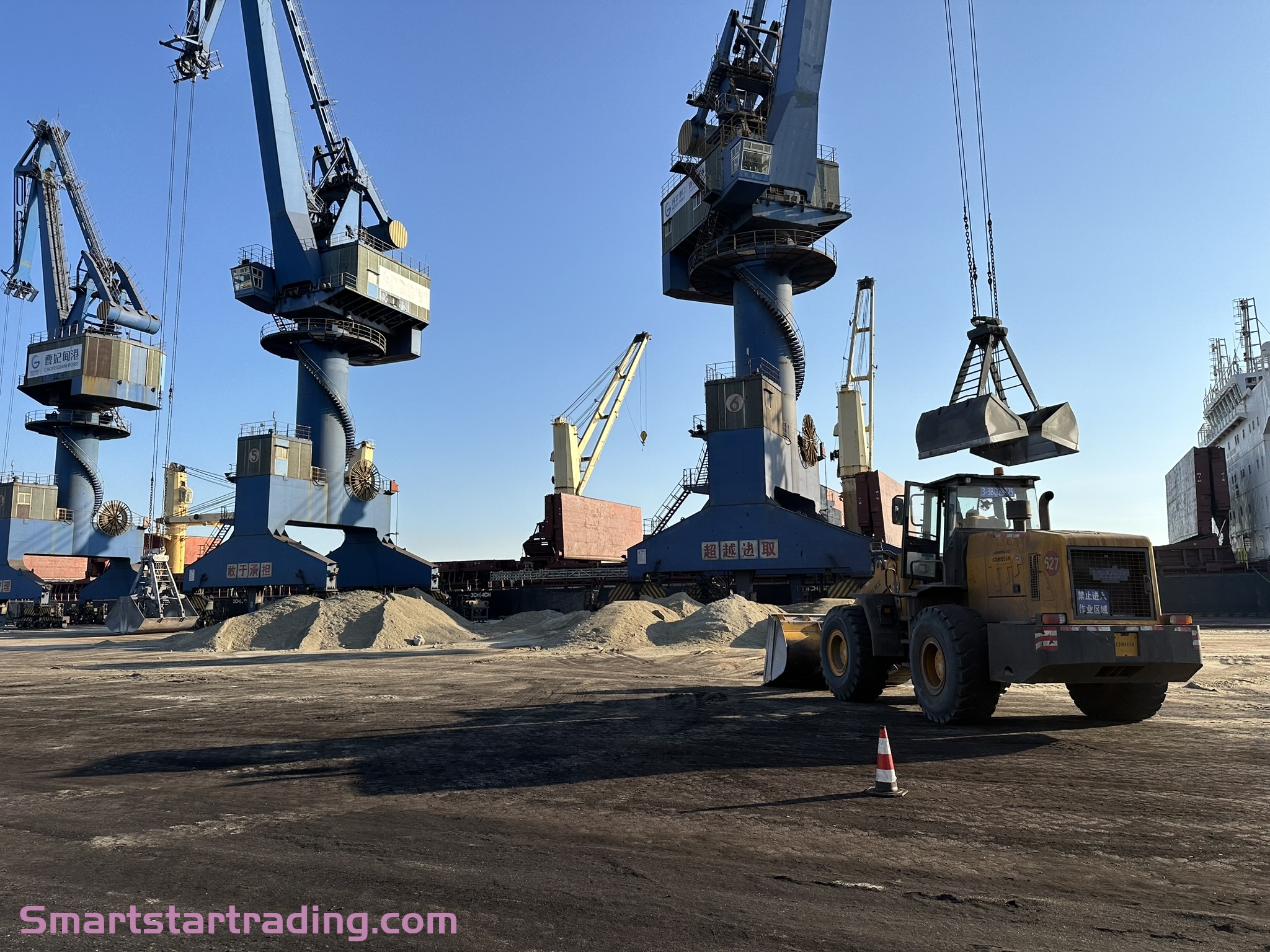 1st Shipment in 2024-55,000MT SLAG at CAOFEIDIAN PORT