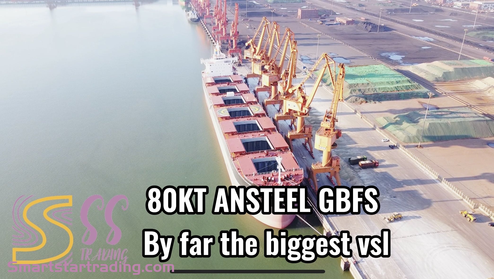 8th Shipment in 2024-80,000MT ANSTEEL SLAG at BAYUQUAN PORT